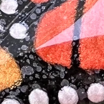 Monarch Butterfly Wing Dangle Earrings