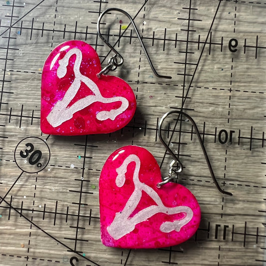 Female Reproductive System Earrings